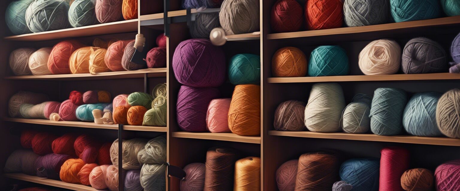 Organized yarn storage